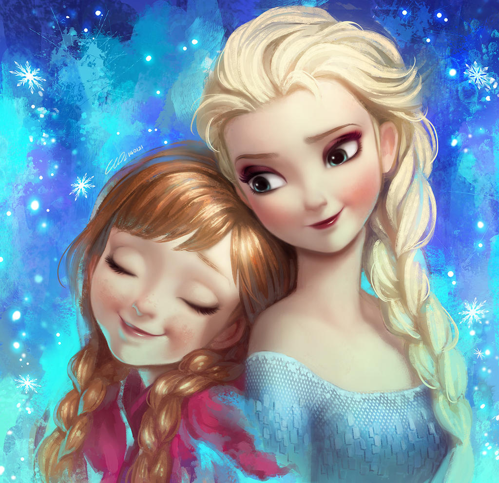 fanart - Elsa et Anna | Fan-arts, montages et autres images en tout genres  - Page 6 Frozen11