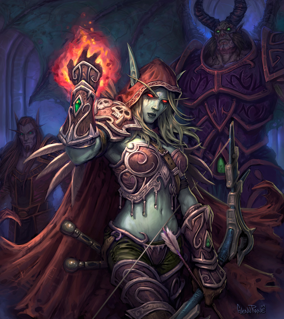 Warcraft: Tộc Elf và ba nhân vật Fandral Staghelm, Illdian Stormrage, Sylvanas Windrunner 4ce12010