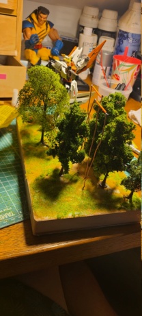 DIORAMA Gundam Dans la foret (Robot géant !) 20230719