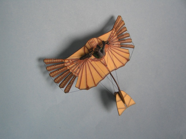 Planeur Lilienthal à ailes battantes, 1893, Allemagne, 1/72 P5130014