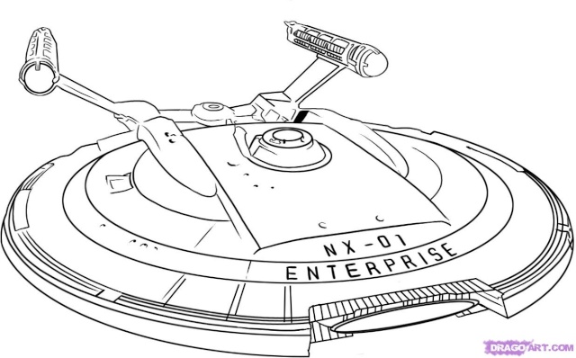coloriages star trek  How-to10