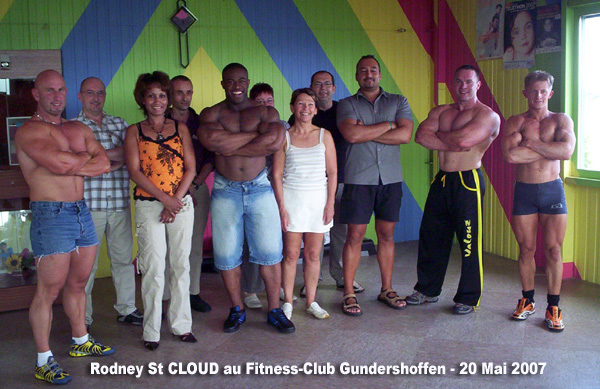 Pics of Rodney St Cloud at the Fitness-Club in Gundershoffen Fitnes10