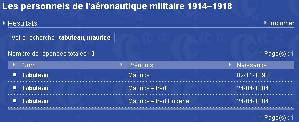 Recherche sur Maurice Tabuteau Sga10