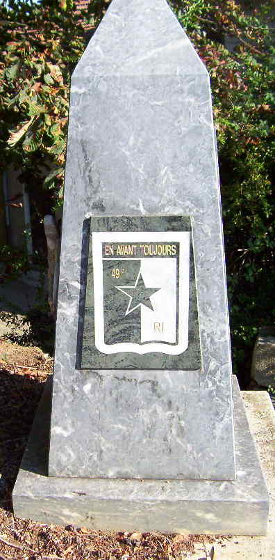 monument du CFP Corps Franc Pommiès 49 ème RI Cfp3111