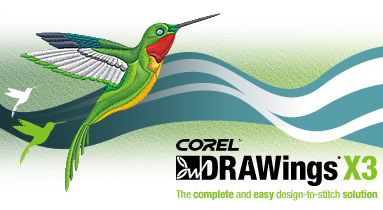 برنامج خاص بالسيدات للقيام بموديلات التطريز Corel DRAWings 4105c610