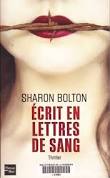 [Bolton, Sharon] Ecrit en lettres de sang Index12