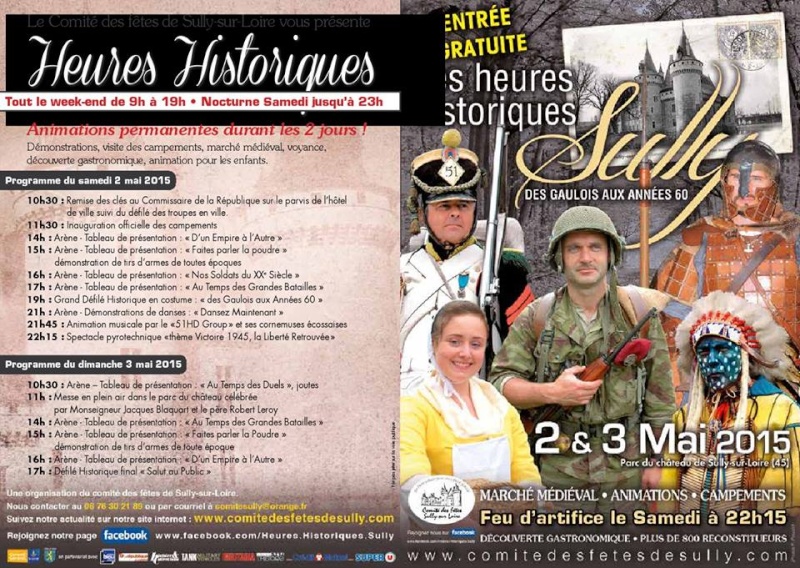 les Heures Historiques de Sully-sur-Loire éditions 2015 10985510