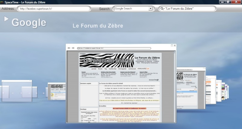 un navigateur 3D : SpaceTime 3D (beta) 2007-021