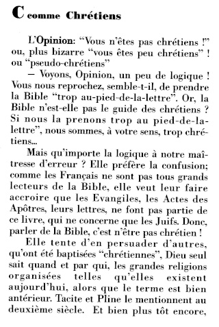 petit dictionnaire des opinions reçues à propos des témoins Opinio13