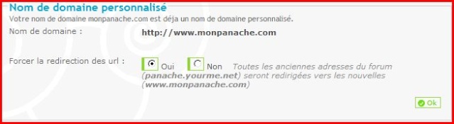 redirection pour l'adresse internet monpanache.com Redire10
