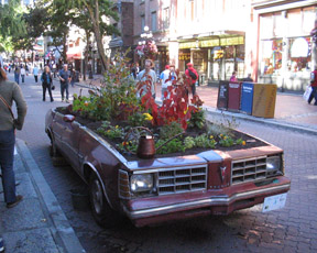 pot de fleur sur roues Car20p10