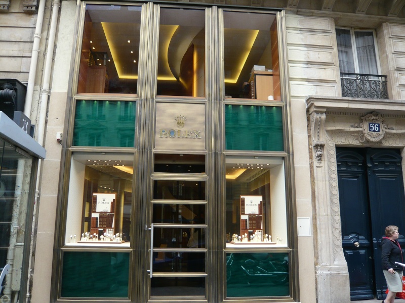La nouvelle boutique ROLEX de Paris + LES PHOTOS P1000210