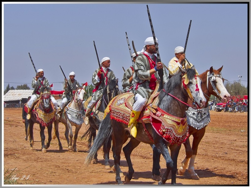 Fantasia dans le Haut Atlas marocain  Amezra10