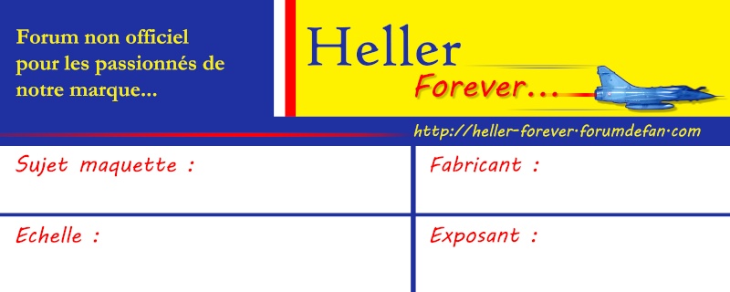 kit HELLER-FOREVER pour les expos Flyere15