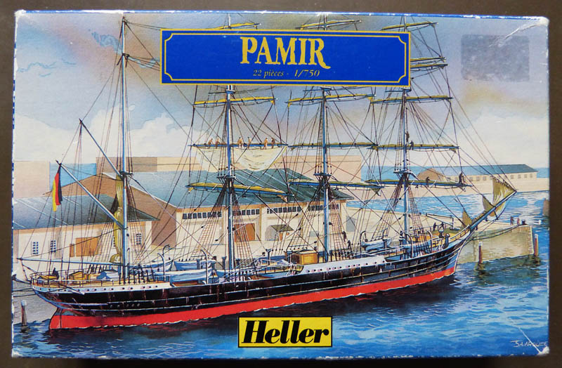 Quatre-mâts barque PAMIR 1/750ème Réf 79858 Pamir10