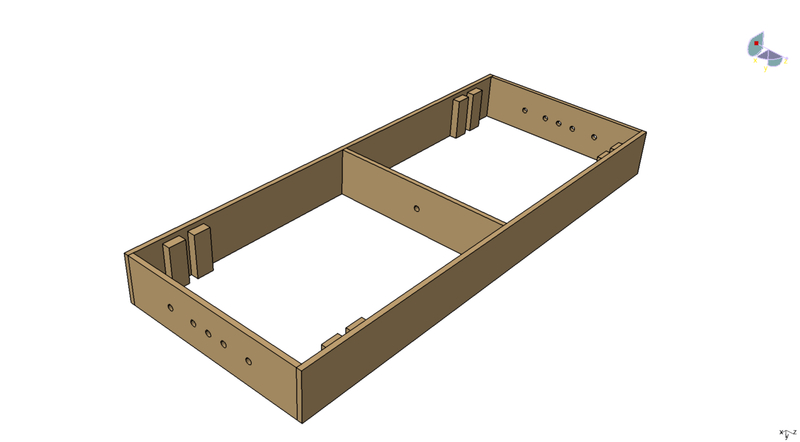 Module 100 x 30cm - Petit, court et beau Minima10