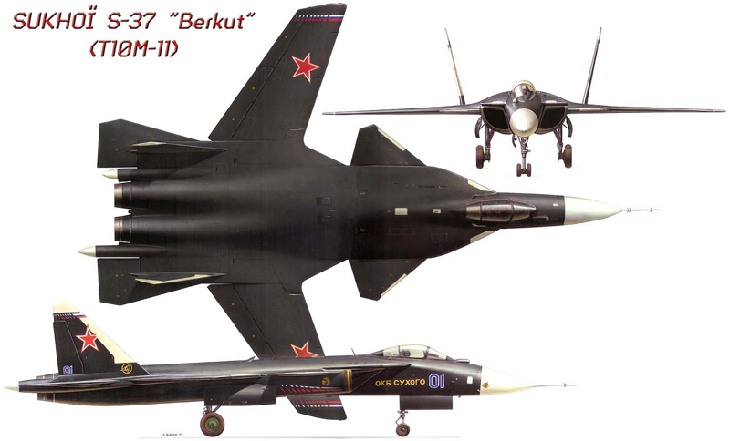 Sukhoi Su-47 "Berkut" (1:72 - Revell) Plan_311