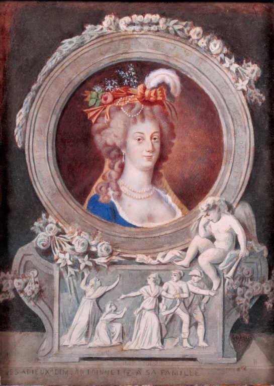 Divers portraits de Marie-Antoinette : miniatures du XVIIIe siècle (dont artistes non attribués) Ma_aoy10