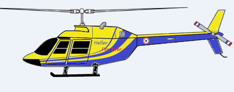 BELL JET RANGER Austria Acrobatic Team 1/50ème Réf 499 Bell_210