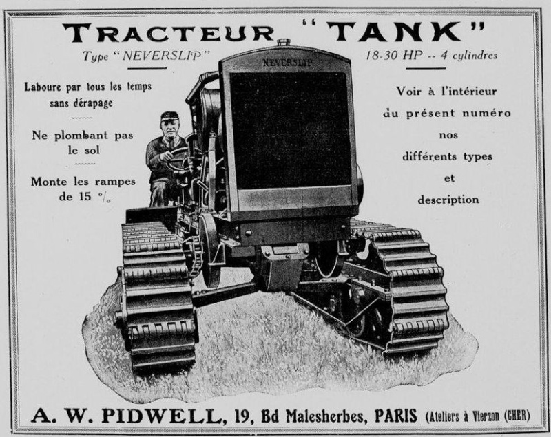 PIDWELL....ancêtre américain à chenilles connu sous le nom de MONARCH Captu194