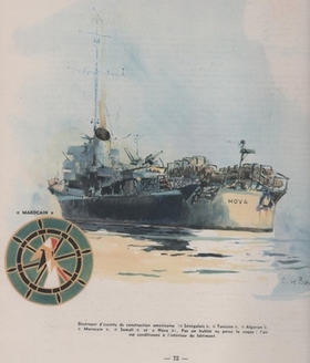 Insignes, Médailles, Attributs Affiches de Marine - Page 2 Maroca10