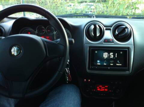 KIT Autoradio écran tactile multimédia Alfa Romeo Mito