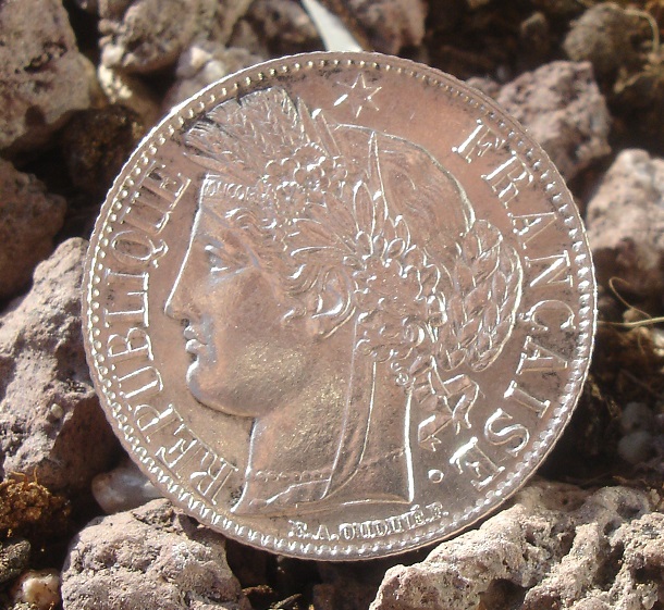 1 Franc "Ceres". Francia. 1888. Paris Dsc09442