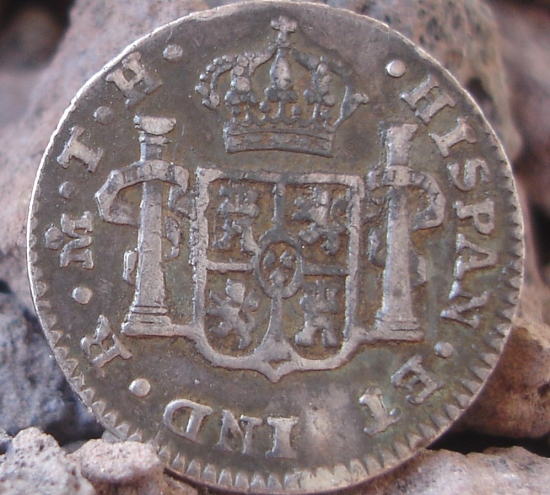 1/2 Real. Carlos IV. 1807. México Dsc09615