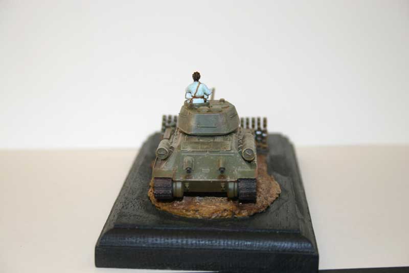 T34-85 mine roller PT3 (echelle 1/72eme) T34-8515