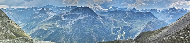 Col de Bailletta / Vallon de Sassière / Passage de Picheru Vue_pi10