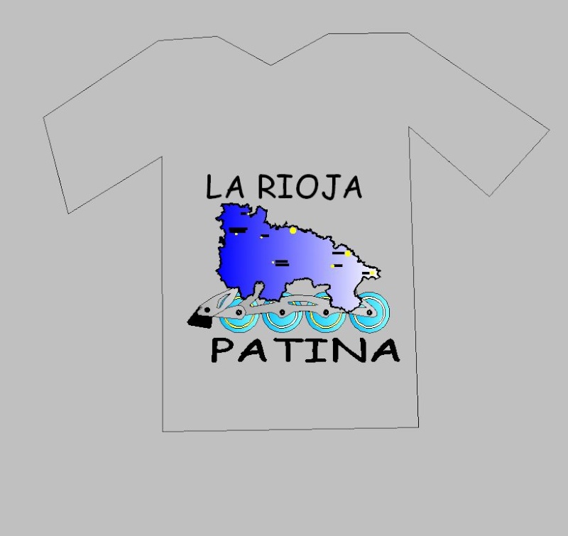 Camiseta para La Rioja patina Larioj10