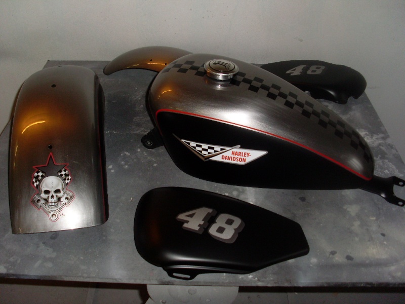 Harley Davidson Sporster 1200 Forty Eight avec quelques modifs ... - Page 10 Americ10