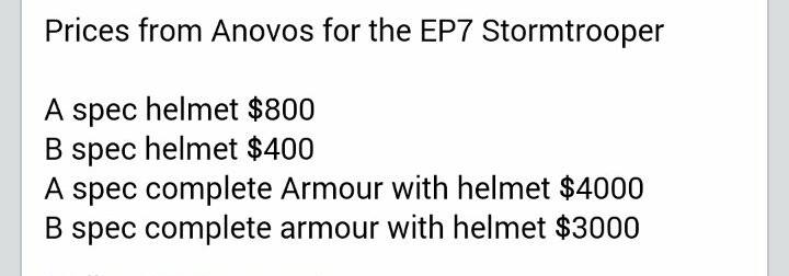 Anovos Star Wars - The Force Awakens Stormtrooper amor 11178310