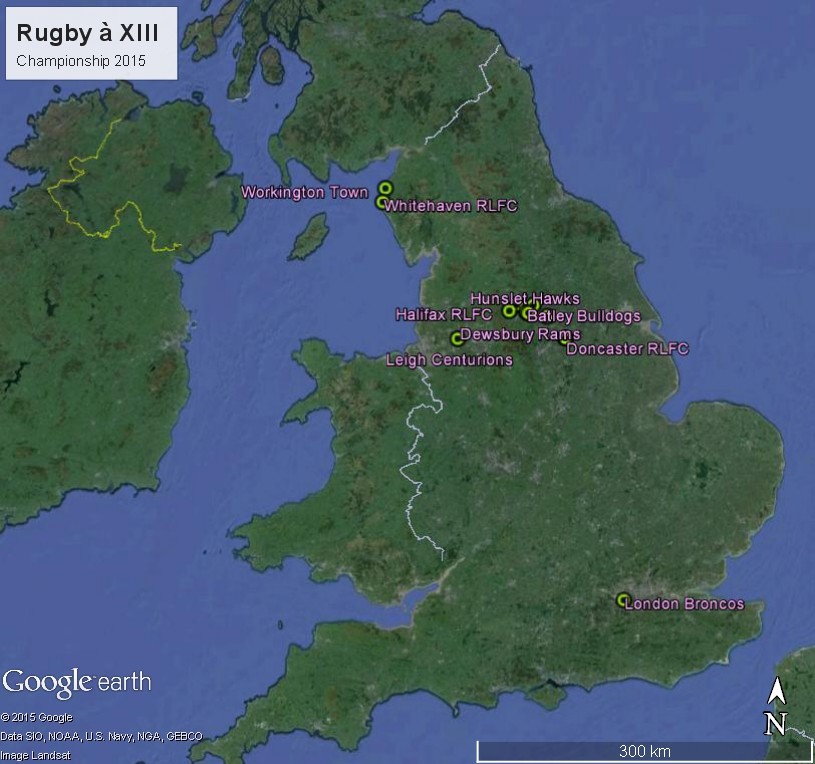 Rugby à XV et rugby à XIII en Angleterre : le partage (sociologique) du territoire Xiii_c10