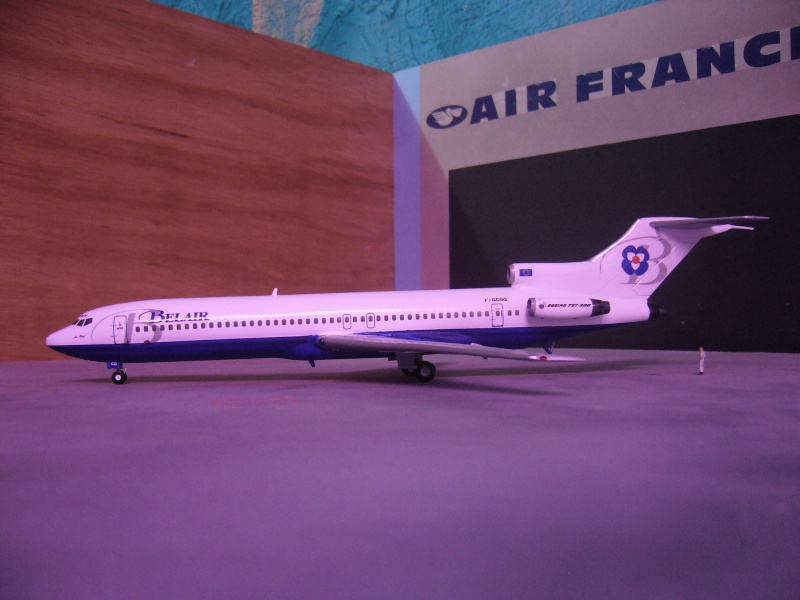 B727-227 ADV BELAIR AIRFIX F-RSIN 1/144 compagnies aériennes françaises d'hier et d'aujourd'hui pn57 P1080541