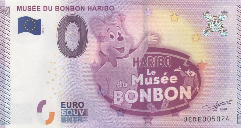 BES - Billets 0 € Souvenirs = 103 00211