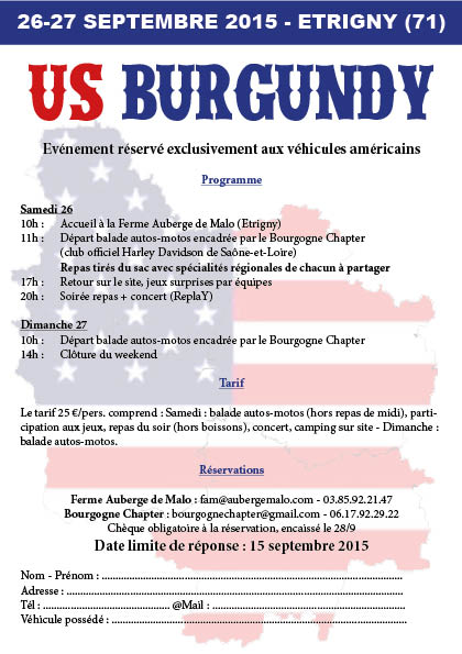  US BURGUNDY WEEK-END #5 - Etrigny (71) -26-27 Septembre 2015 Flyer_11