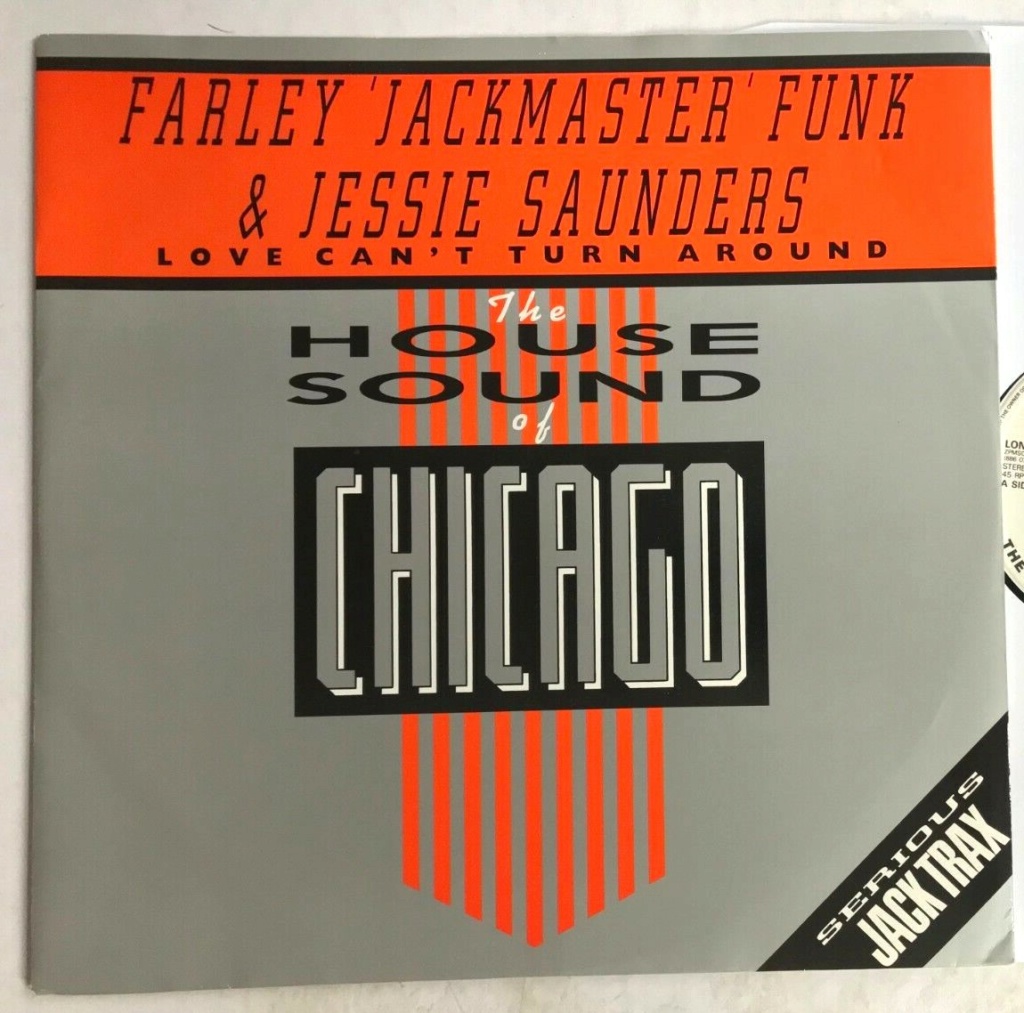 Farley Jackmaster Funk & Jessie Saunders – Love Can't Turn Around vinyl 12" 1986 flac Front278