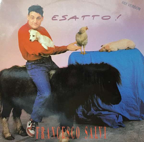 Francesco Salvi Esatto!  12" vinyl 1989  Front43