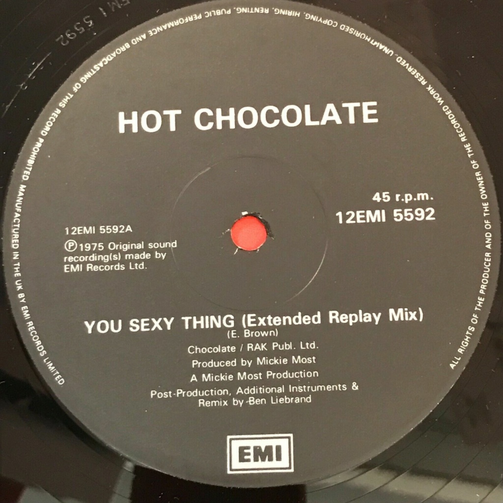 Hot Chocolate You Sexy Thing 1987 Remix 12" Flac  Lado_110