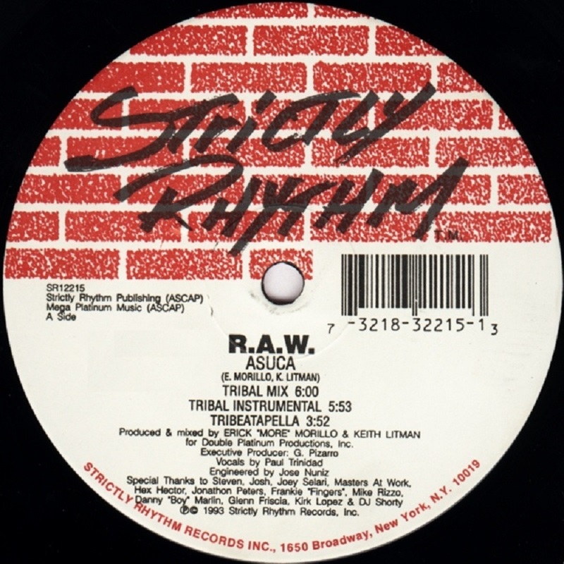 RAW Asucar 12" promo vynil 1993 mp3 Lado_a13