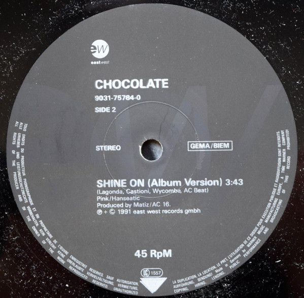 Chocolate La Ola 12" vinyl 1991 mp3 Lado_b16