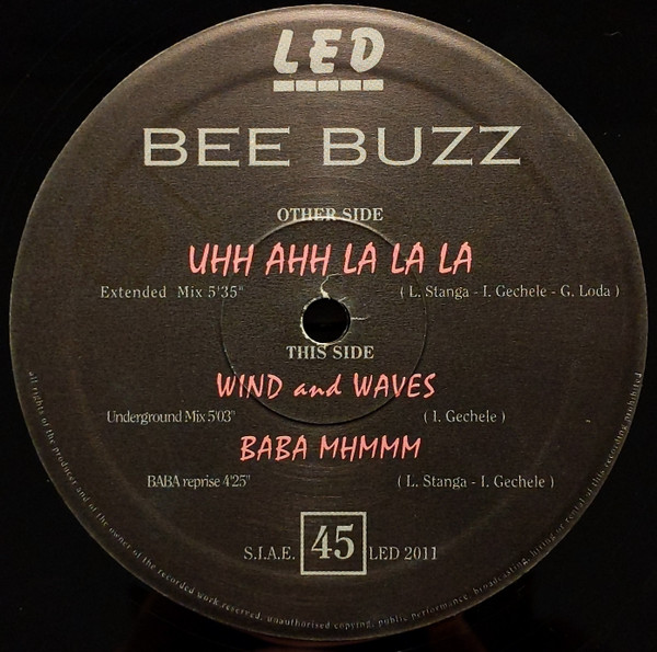 Bee Buzz - Uhh Ahh La La La 12" vinyl 1992  Lado_b17