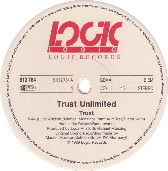 Trust Unlimited  Good For You 12" vinyl 1989 mp3 Side_117