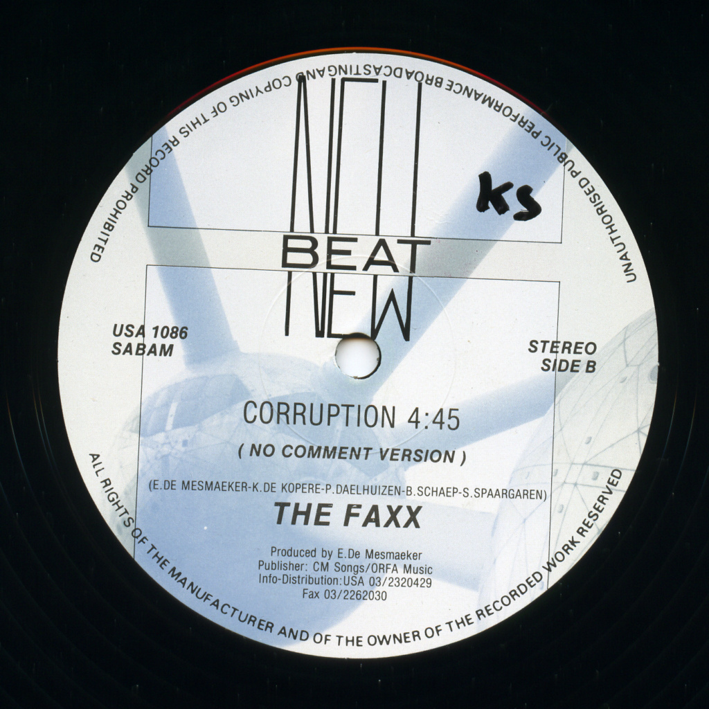 The Faxx Corruption vinyl 12" 1989 flac 24/96  Side_283