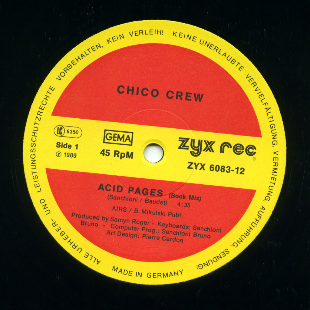 Chico Crew Acid Pages vinyl 12" 1989 flac 24/96  Side_288