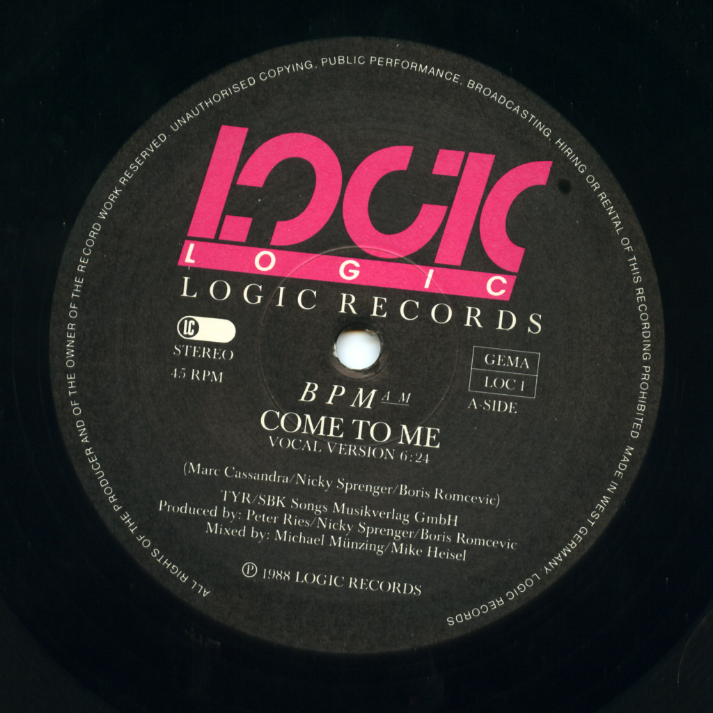 BPMam  Come To Me vinyl 12" 1988 flac 24/96  Side_290