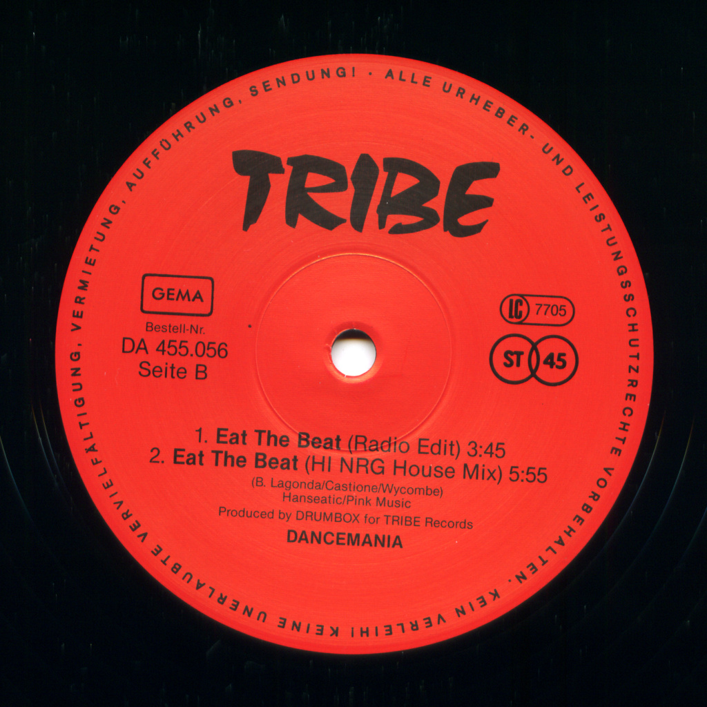 Dancemania  Eat The Beat vinyl 12" 1988 flac  24/96  Side_295
