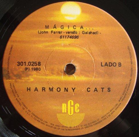 Harmony Cats – Margarida (Felicidade) vinyl 7" 1981 AAC Side_380