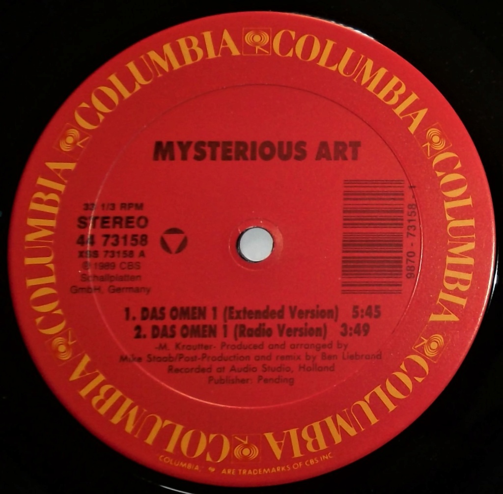 Mysterious Art - The Omen  US 12'' Vinyl Mixes 1989 flac  Side_395